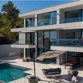 6 bedroom villa with infinity pool and sea views, Korcula Island, sleeps 12